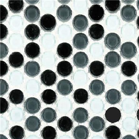 โมเสคแก้ว 30x30 ซม. DURAGRES ราวดี้ แบล็ค สมอล_1