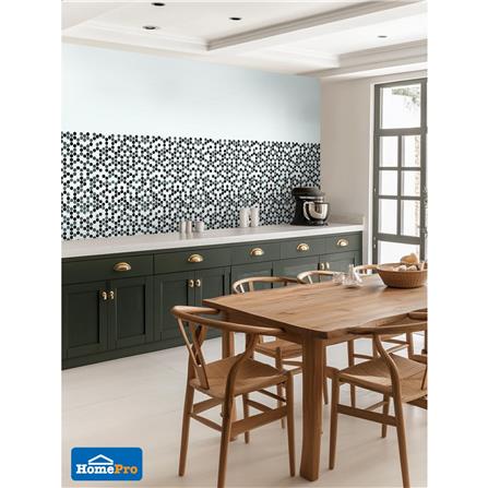 โมเสคแก้ว 30x30 ซม. DURAGRES ราวดี้ แบล็ค สมอล_6