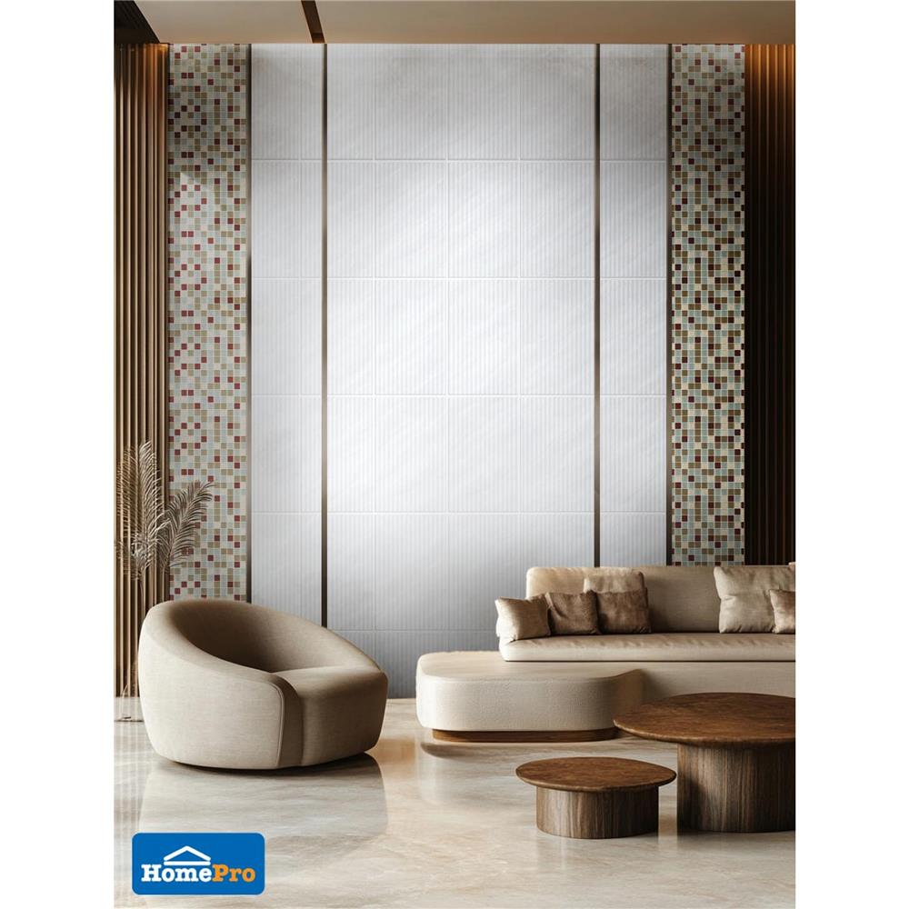 โมเสคแก้ว 30x30 ซม. DURAGRES มิก ดาร์ก บราวน์