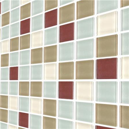 โมเสคแก้ว 30x30 ซม. DURAGRES มิก ดาร์ก บราวน์_1