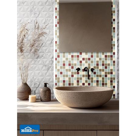 โมเสคแก้ว 30x30 ซม. DURAGRES มิก ดาร์ก บราวน์_2