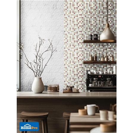 โมเสคแก้ว 30x30 ซม. DURAGRES มิก ดาร์ก บราวน์_4