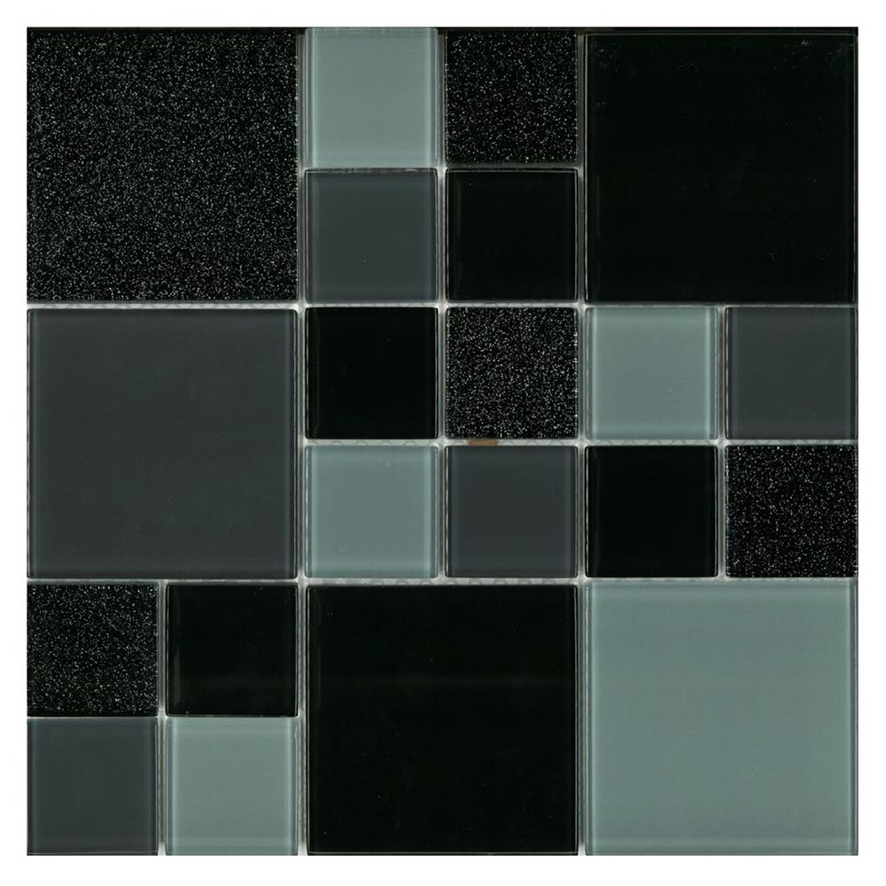 โมเสคแก้ว 30x30 ซม. DURAGRES คูบี้ แบล็ค