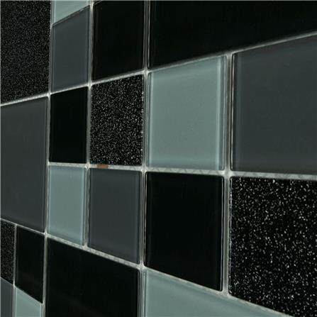 โมเสคแก้ว 30x30 ซม. DURAGRES คูบี้ แบล็ค_1