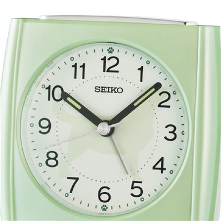 นาฬิกาปลุก SEIKO CLOCKS QHE209M 3.3X3.5 นิ้ว สีเขียว_1