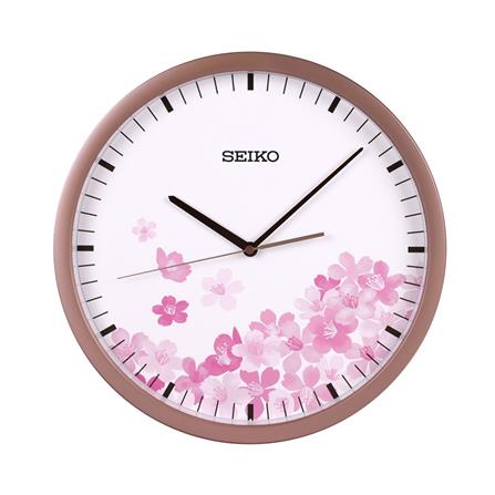 นาฬิกาแขวน SEIKO CLOCKS PIA020P 14.1 นิ้ว สีชมพู/ขาว_0