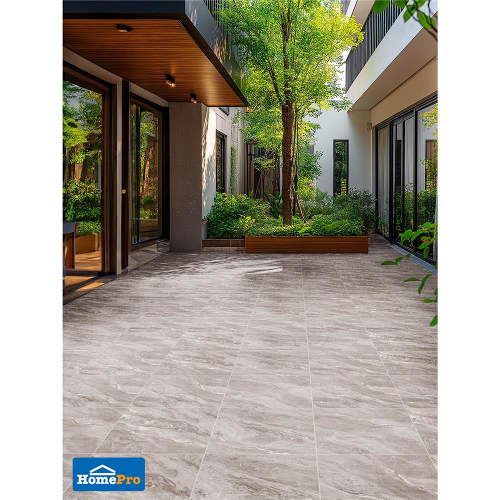 กระเบื้องพื้นพอร์ซเลน 60x60 ซม. CERGRES อารีนัล เทาอ่อน A 1.44 ตร.ม.