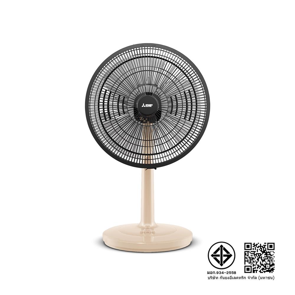พัดลมตั้งโต๊ะ 18 นิ้ว MITSUBISHI D18A-GB CM-BW สีครีม