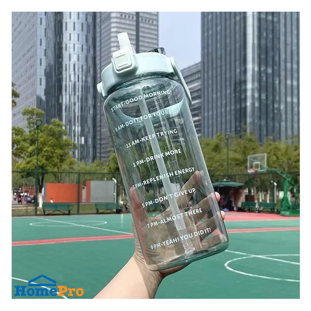 กระบอกน้ำพลาสติก TRITAN HANSEN 2 ลิตร สีเขียว