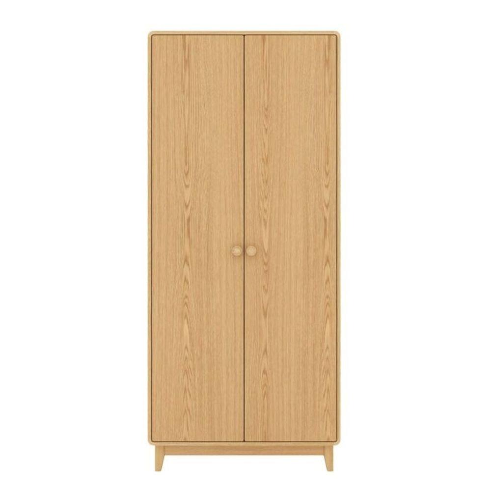 ตู้เสื้อผ้า 2 บานเปิด SB FURNITURE HAGI 19217666 100 ซม. สี MONACO OAK