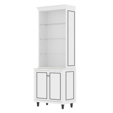 ตู้สูง SB FURNITURE ETERNO 19223414 90 ซม. สีขาว_0