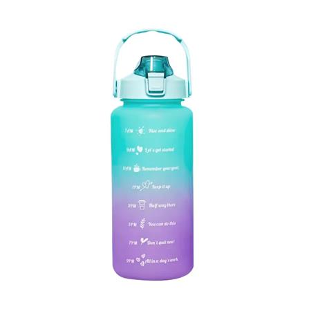 กระบอกน้ำพลาสติก TRITAN HANSEN 2 ลิตร สีเขียวทูโทน_0