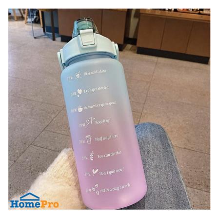 กระบอกน้ำพลาสติก TRITAN HANSEN 2 ลิตร สีเขียวทูโทน_2