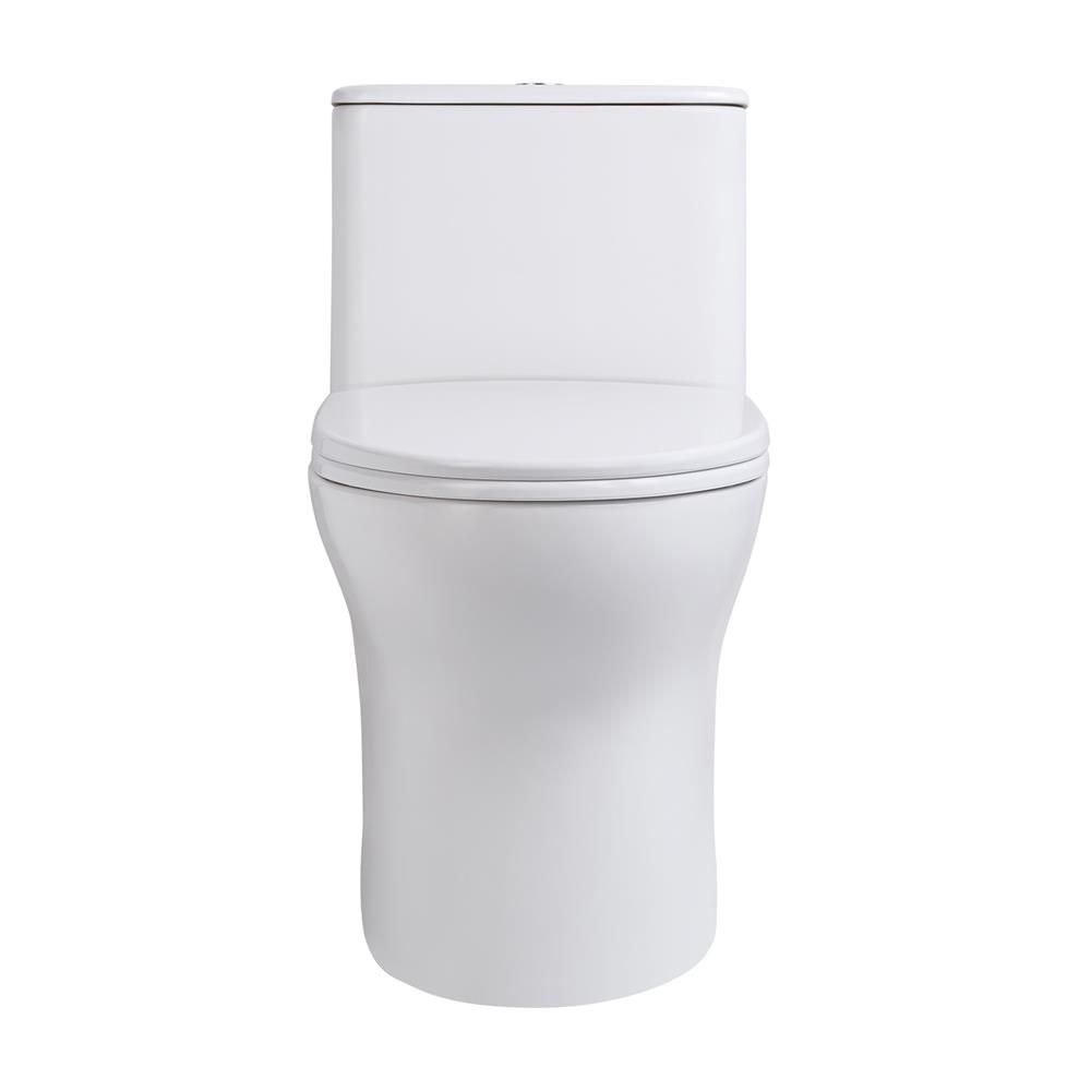 สุขภัณฑ์ 1 ชิ้น KARAT K-38349X-S-WK สีขาว