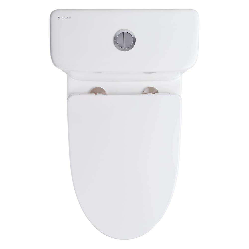สุขภัณฑ์ 1 ชิ้น KARAT K-38349X-S-WK สีขาว