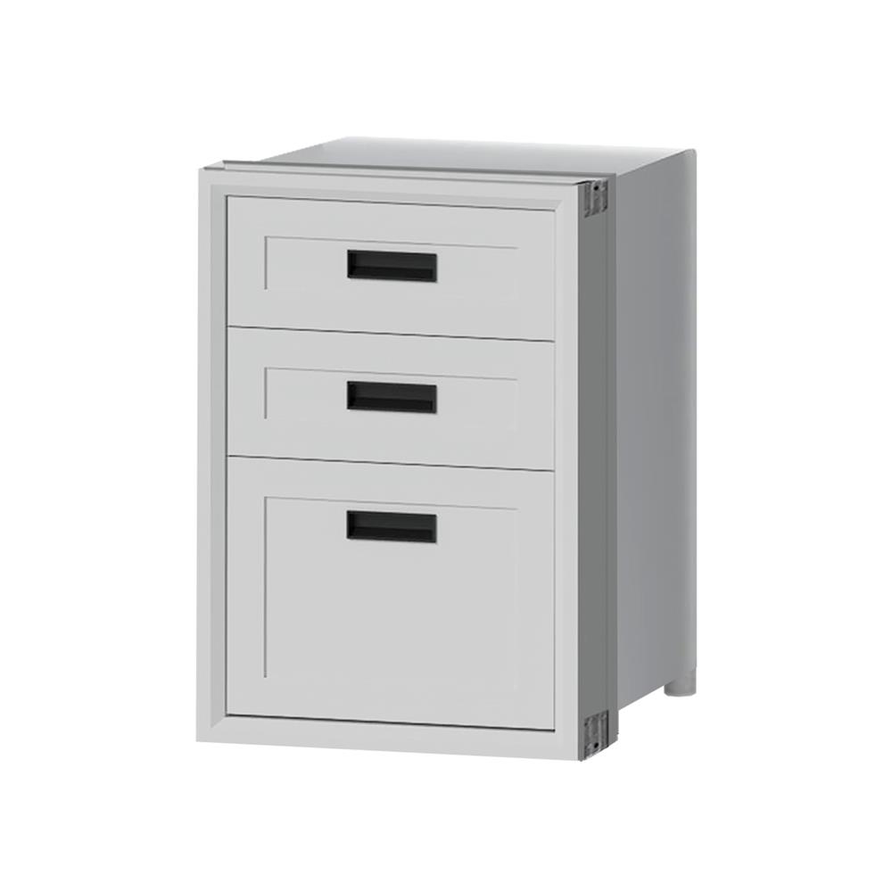 ตู้ลิ้นชัก 3 ชั้น CABIN HARPER 45.5x65.5 ซม. สีเทา