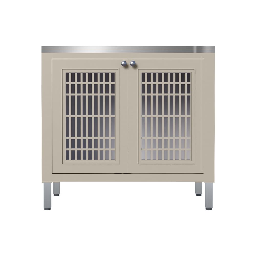 ตู้ตั้งพื้นท็อปเรียบ CABIN SANDY 90x85 ซม. สีเบจ