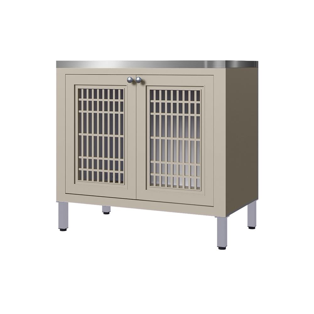 ตู้ตั้งพื้นท็อปเรียบ CABIN SANDY 90x85 ซม. สีเบจ