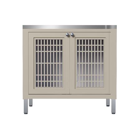 ตู้ตั้งพื้นท็อปเรียบ CABIN SANDY 90x85 ซม. สีเบจ_0