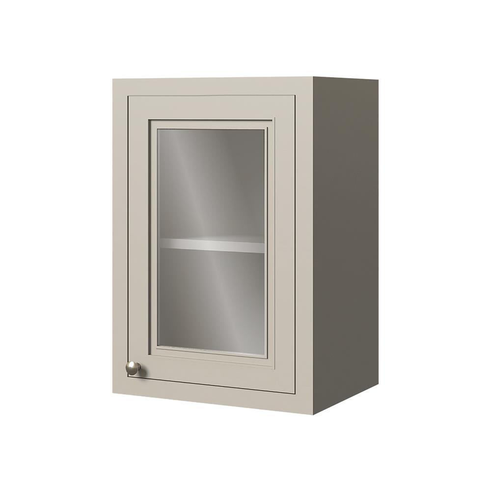 ตู้แขวนเดี่ยวบานกระจก CABIN SANDY 48x68 ซม. สีเบจ