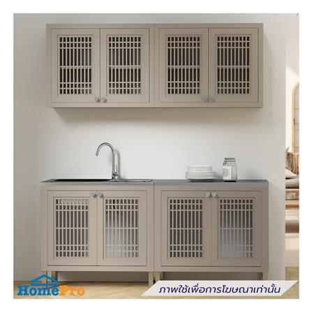ตู้ตั้งพื้นพร้อมก๊อกซิงค์ CABIN SANDY 1B1D TOP 90x85 ซม. สีเบจ_2