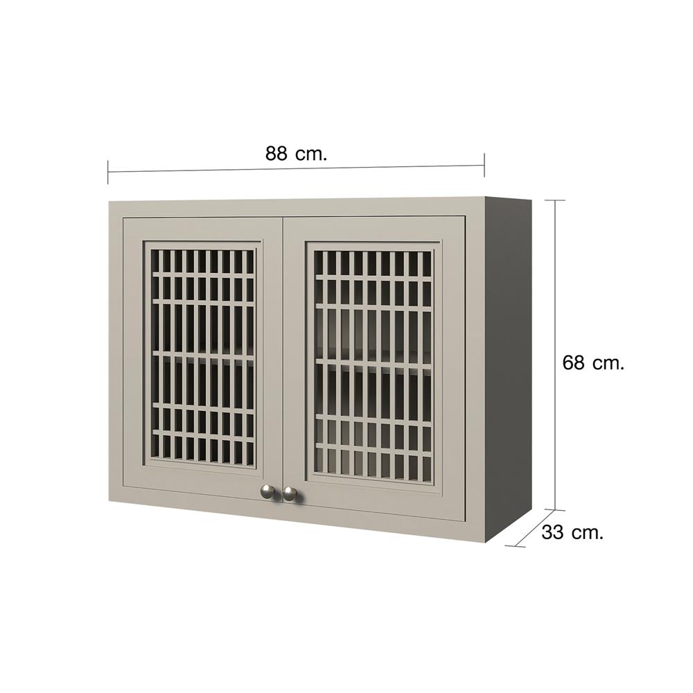 ตู้แขวนคู่ CABIN SANDY 88x68 ซม. สีเบจ