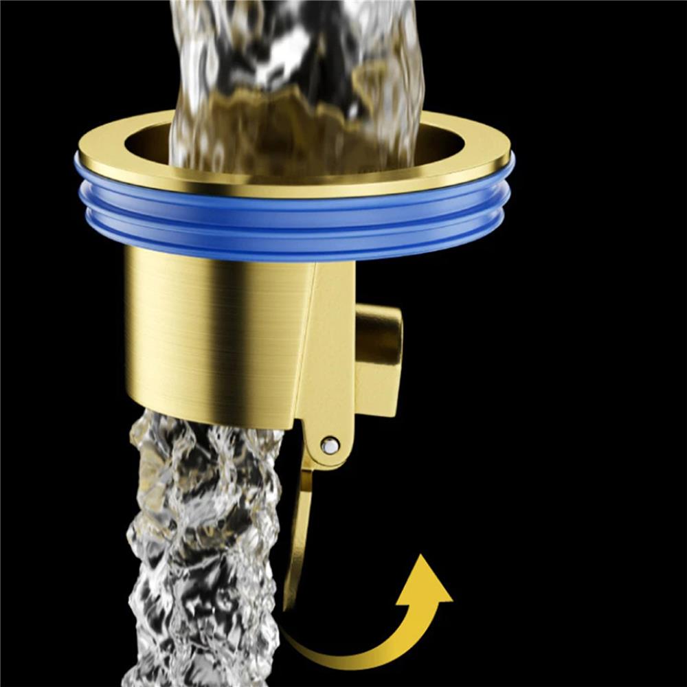 ตะแกรงกันกลิ่น DEXZON DZ-009 สีทอง