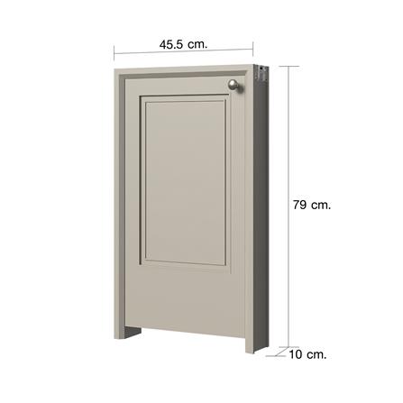 บานถังแก๊ส CABIN SANDY 45.5X79 ซม. สีเบจ_4