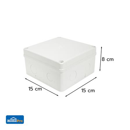 กล่องพักสาย ELECKTA 6X6 นิ้ว สีขาว_3