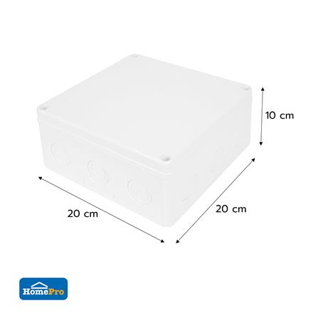 กล่องพักสาย ELECKTA 8X8 นิ้ว สีขาว_3