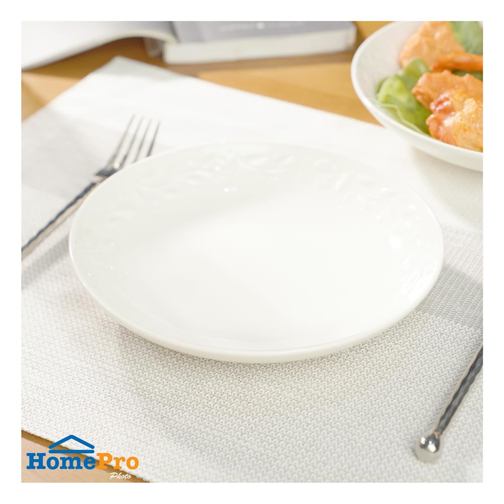 จานบัวเซรามิก 9 นิ้ว KECH DINING LEAF