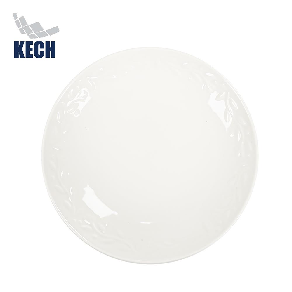 จานบัวเซรามิก 8 นิ้ว KECH DINING LEAF