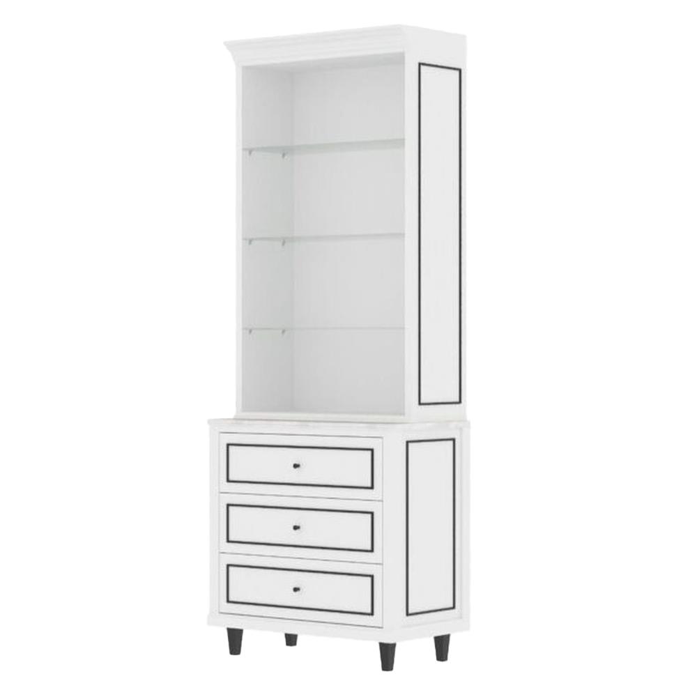 ตู้สูง SB FURNITURE ETERNO 19223413 90 ซม. สีขาว