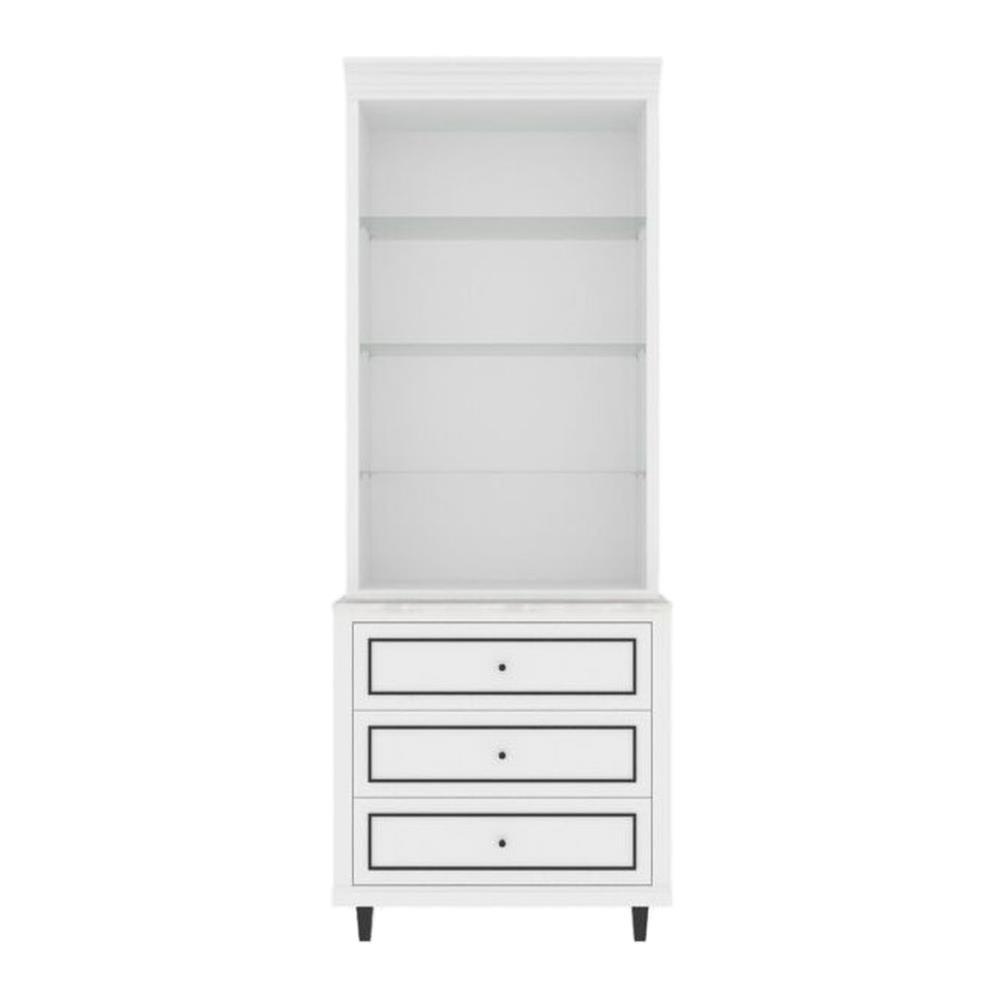 ตู้สูง SB FURNITURE ETERNO 19223413 90 ซม. สีขาว