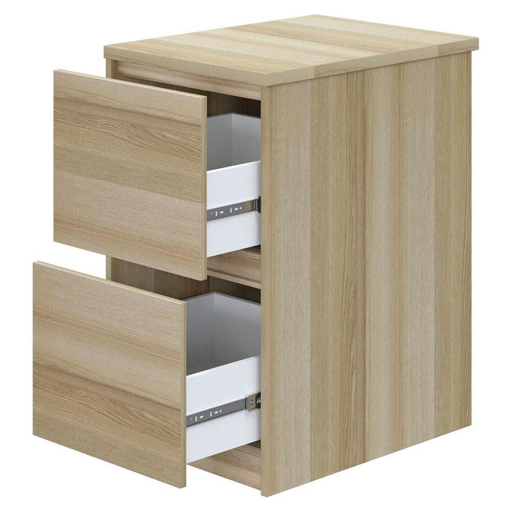 ตู้ลิ้นชัก 2 ลิ้นชัก KONCEPT BENITA 19229379 45 ซม. สีไม้อ่อน