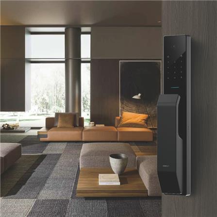 กลอนดิจิตอล MOORGEN T9 สีดำ_6