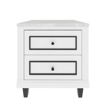 ตู้ข้างเตียง SB FURNITURE ETERNO 19220928 55 ซม. สีขาว_1