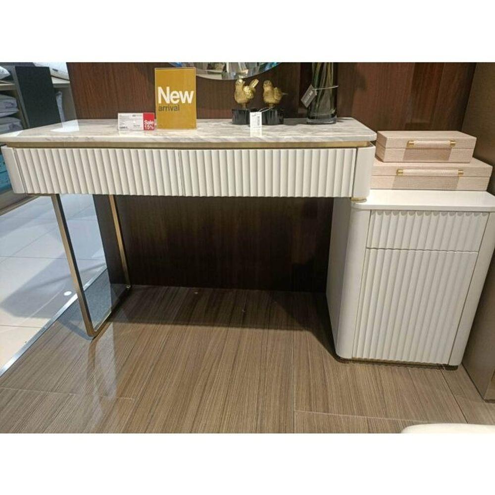 โต๊ะเครื่องแป้ง SB FURNITURE GALAR 19214858 148 ซม. สีขาว