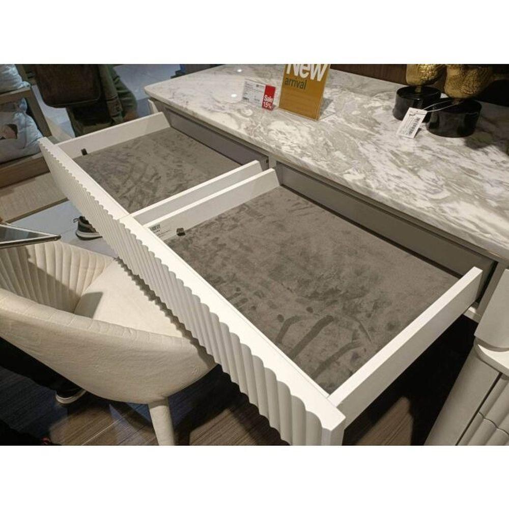 โต๊ะเครื่องแป้ง SB FURNITURE GALAR 19214858 148 ซม. สีขาว