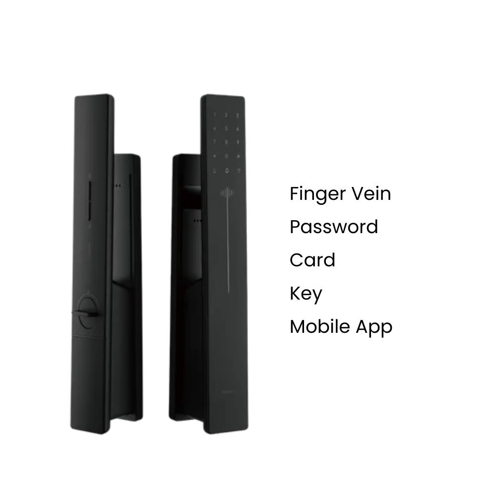 กลอนดิจิตอล MOORGEN T16 สีดำ