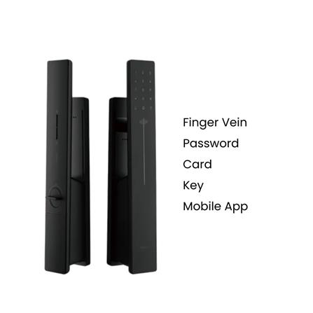 กลอนดิจิตอล MOORGEN T16 สีดำ_4