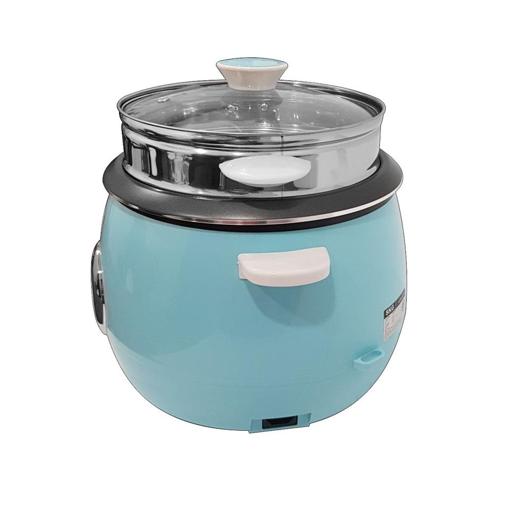 หม้อหุงข้าวธรรมดา SKG SK-718 1.8 ลิตร สีฟ้า