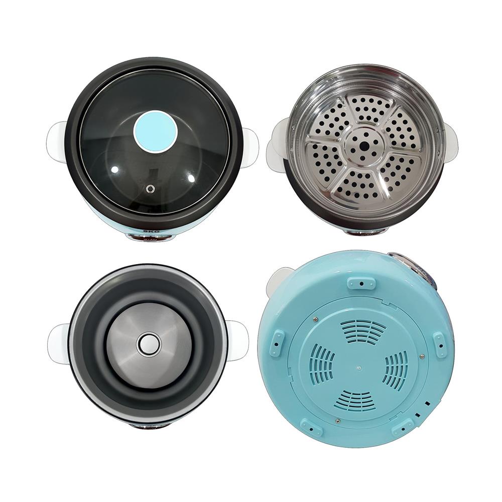 หม้อหุงข้าวธรรมดา SKG SK-718 1.8 ลิตร สีฟ้า