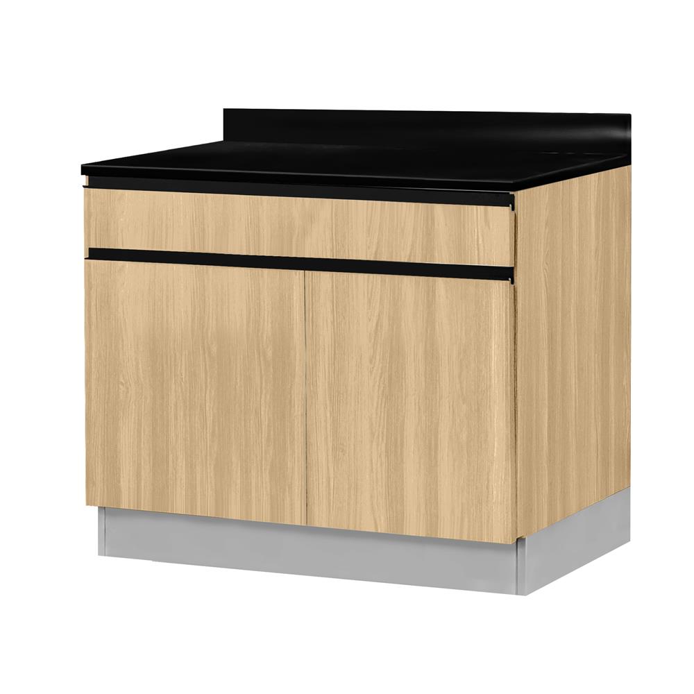 ตู้ตั้งพื้นท็อปเรียบ TSS B SANKI THE KITCHEN PRO 81.5 ซม. สีเชอร์รี่คาปูชิโน