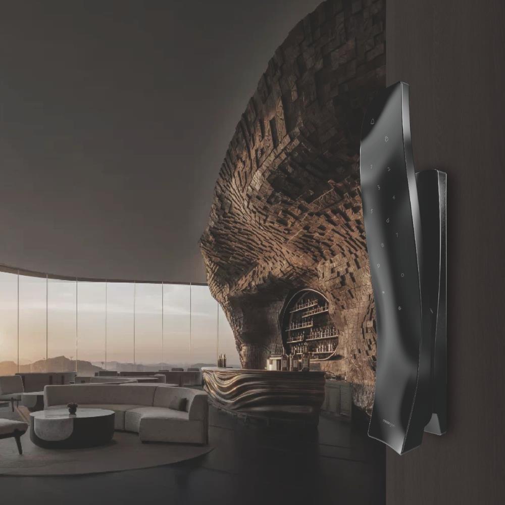 กลอนดิจิตอล MOORGEN T66 สีดำ