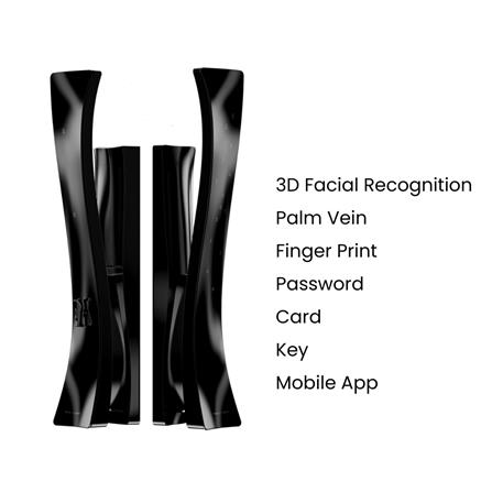 กลอนดิจิตอล MOORGEN T66 สีดำ_4