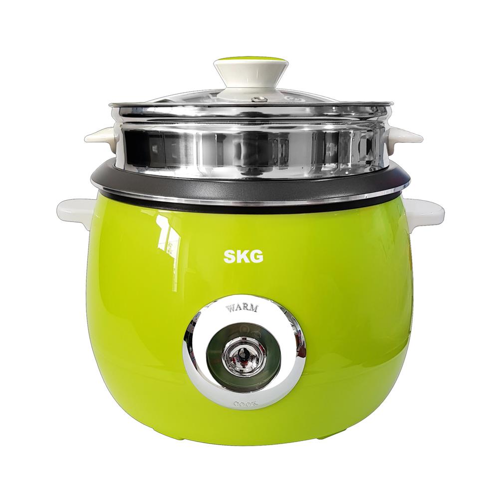 หม้อหุงข้าวธรรมดา SKG SK-718 1.8 ลิตร สีเขียว