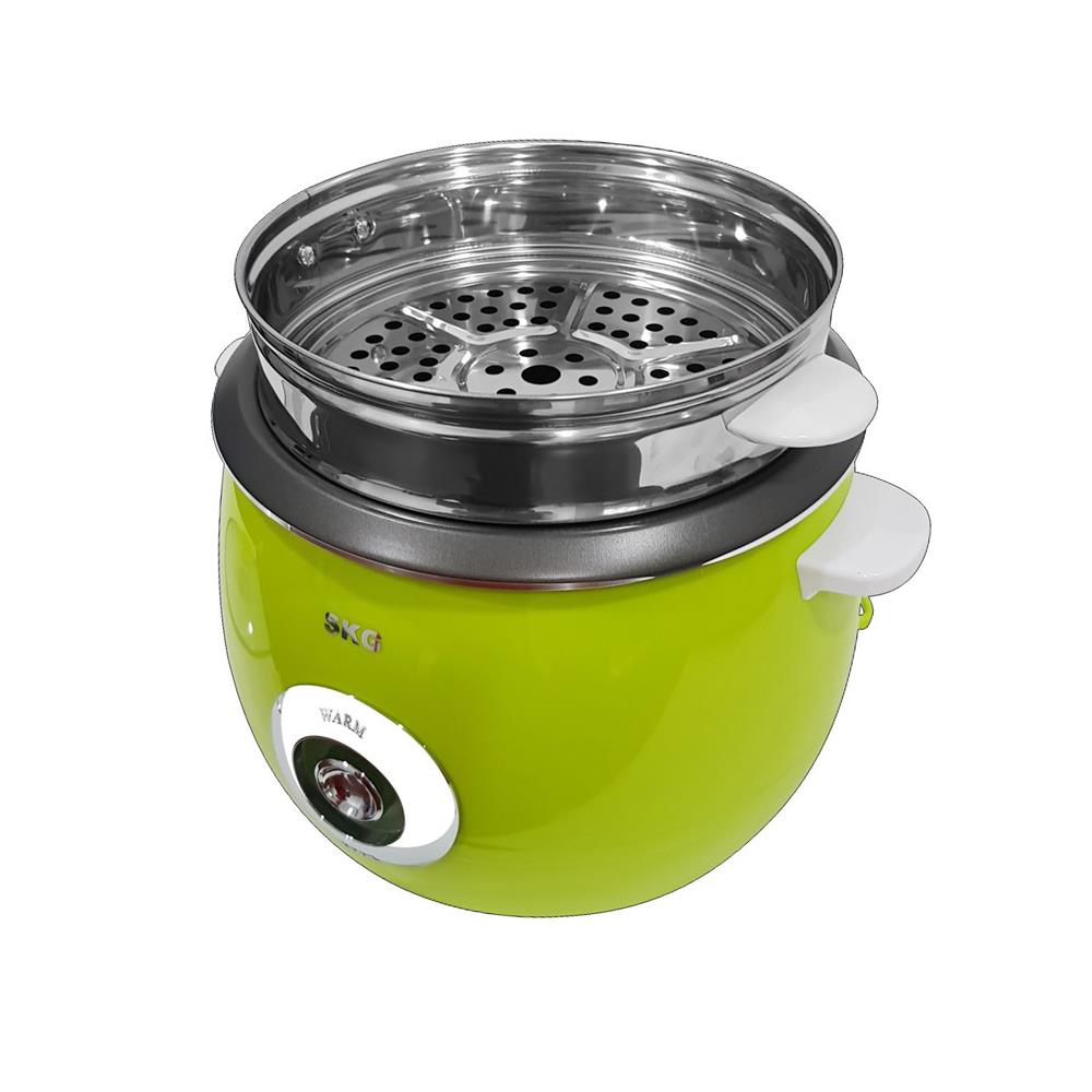 หม้อหุงข้าวธรรมดา SKG SK-718 1.8 ลิตร สีเขียว