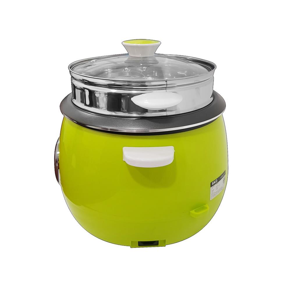 หม้อหุงข้าวธรรมดา SKG SK-718 1.8 ลิตร สีเขียว