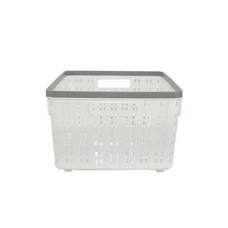 ตะกร้าผ้าเหลี่ยม PLIM FLOW HH-1254 SIZE M สีขาว_3